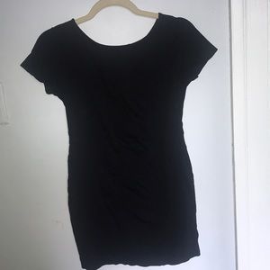 Black mini dress